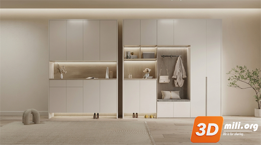 Shoe cabinet Skp Files